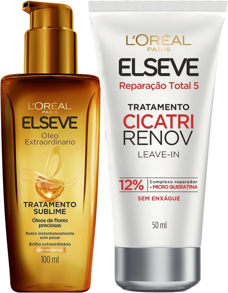 Presentes até 50 reais - Kit Oleo L'Oreal + lave in 